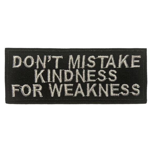 Kindness for Weakness Iron On Patch - Picture 2 of 3
